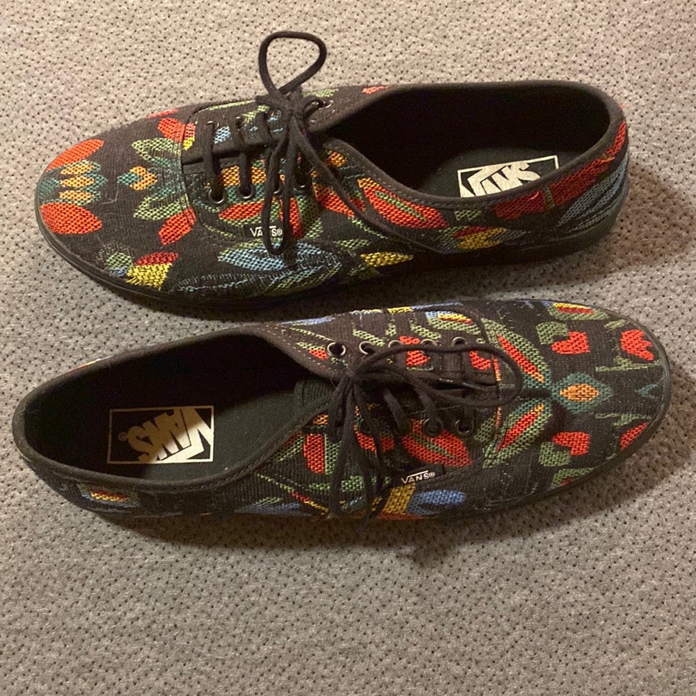Vans Knitted Floral Sneakers